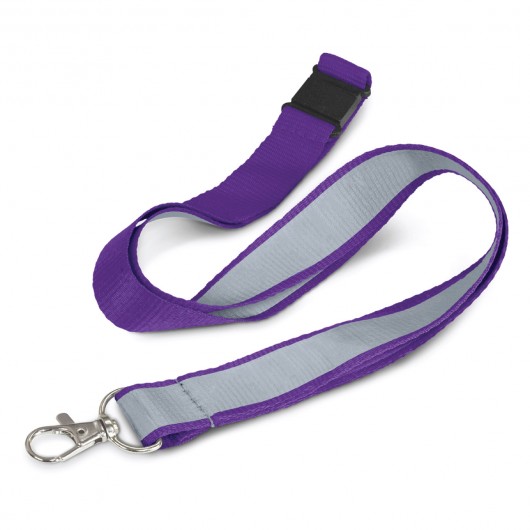 Reflector Lanyards purple